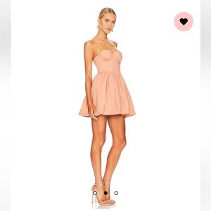 Constanza Mini Dress in Copper - NBD (revolve)